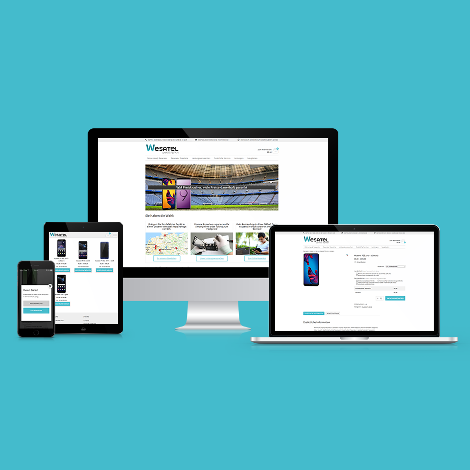 Wesatel-Shop-Webdesign-Webseite